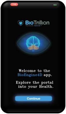 BioTrillion PxR App Preview